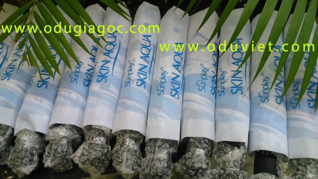 Dù cầm tay gấp 3 in logo Skin Aqua