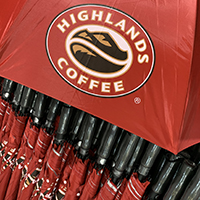 dù cafe highlands